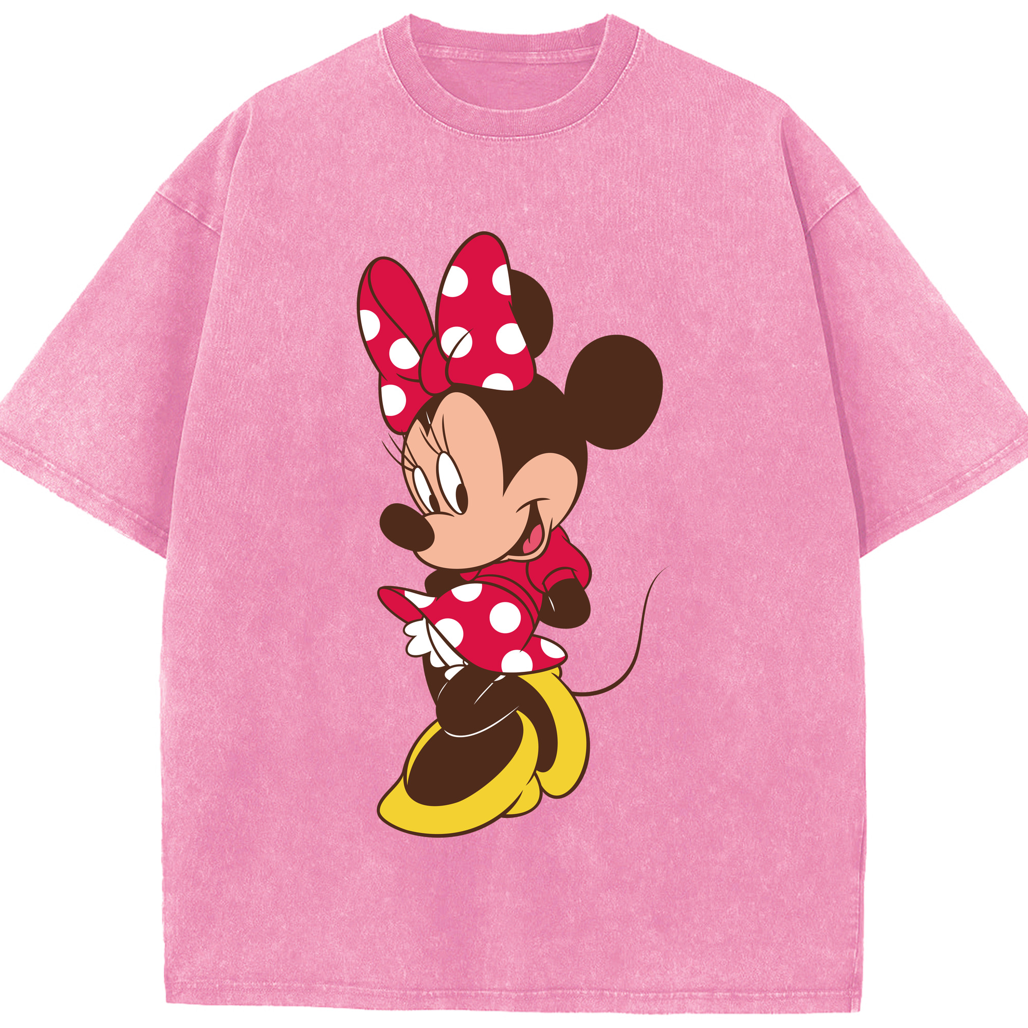 （画像用） ミッキーマウス Mickey Mouse 綿100% ヴィンテージ風 半袖Tシャツ（フロントプリント）